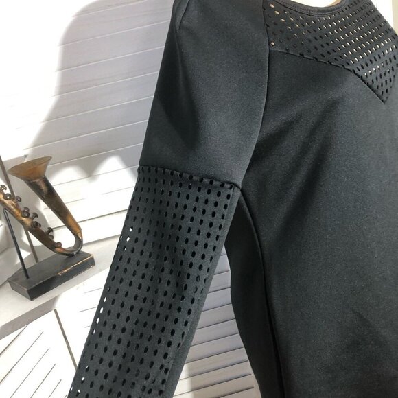 Fabletics Tilly Sweatshirt Mini Dress Knit Mesh Panel Size S - Picture 11 of 15